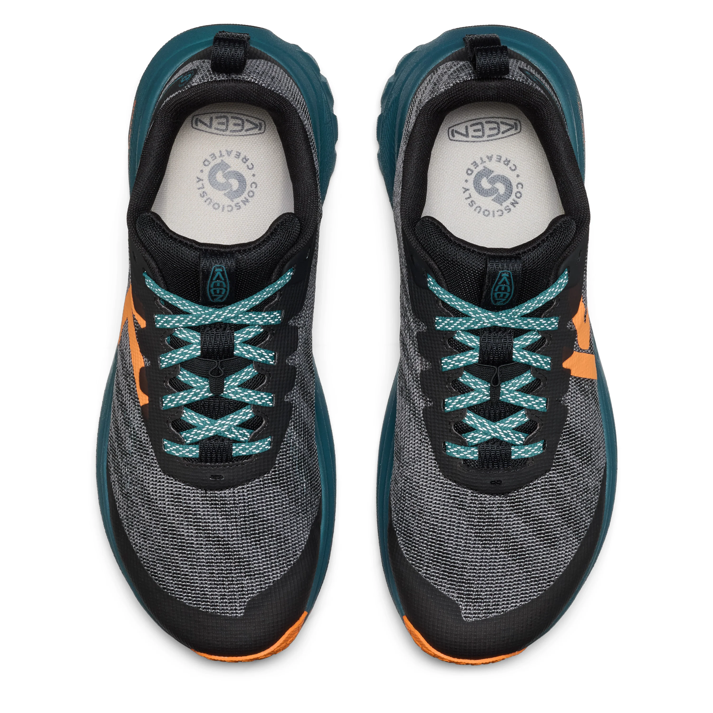 Men's Roam Trail Running Shoe Black Orange Peel - Image 3