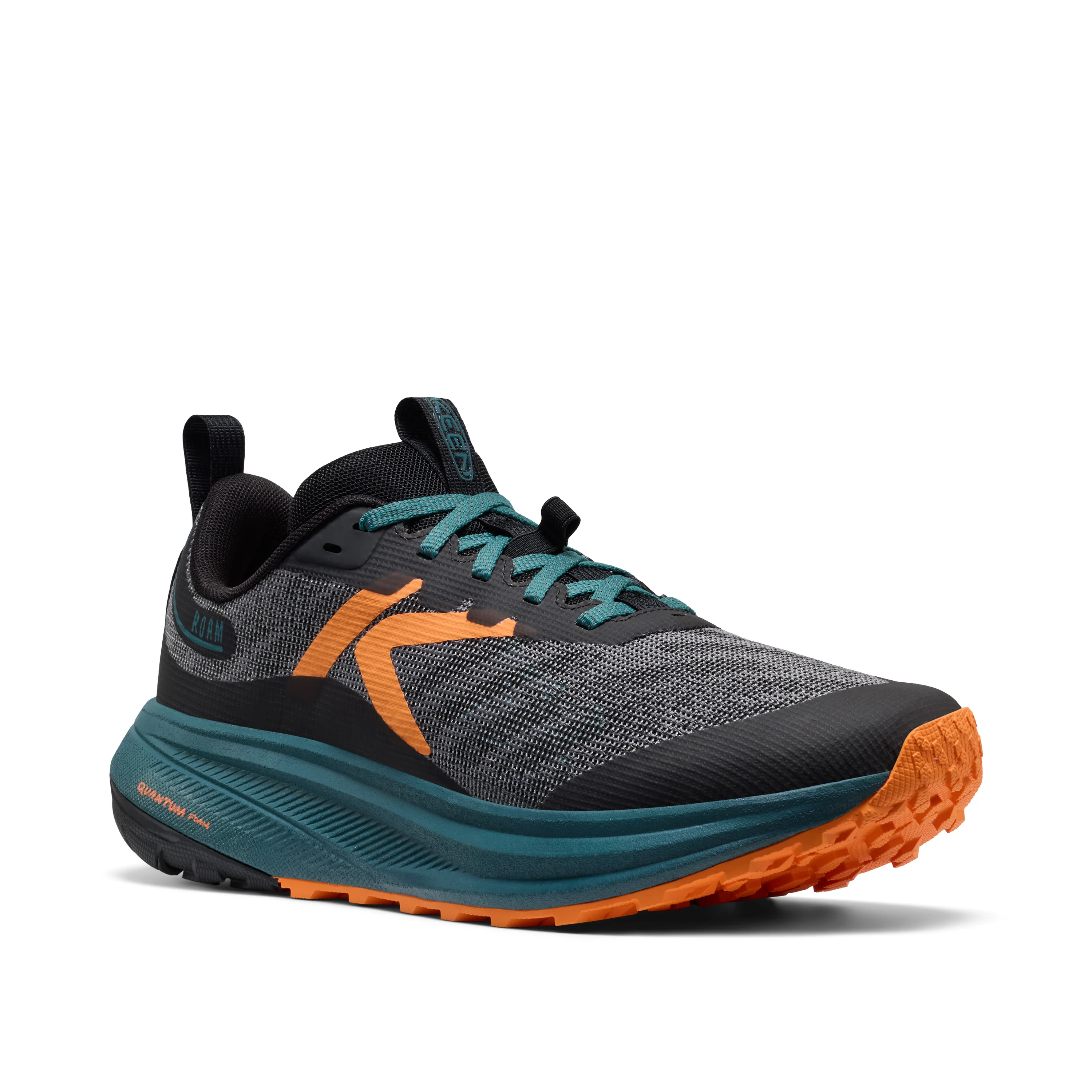 Men's Roam Trail Running Shoe Black Orange Peel - Image 4