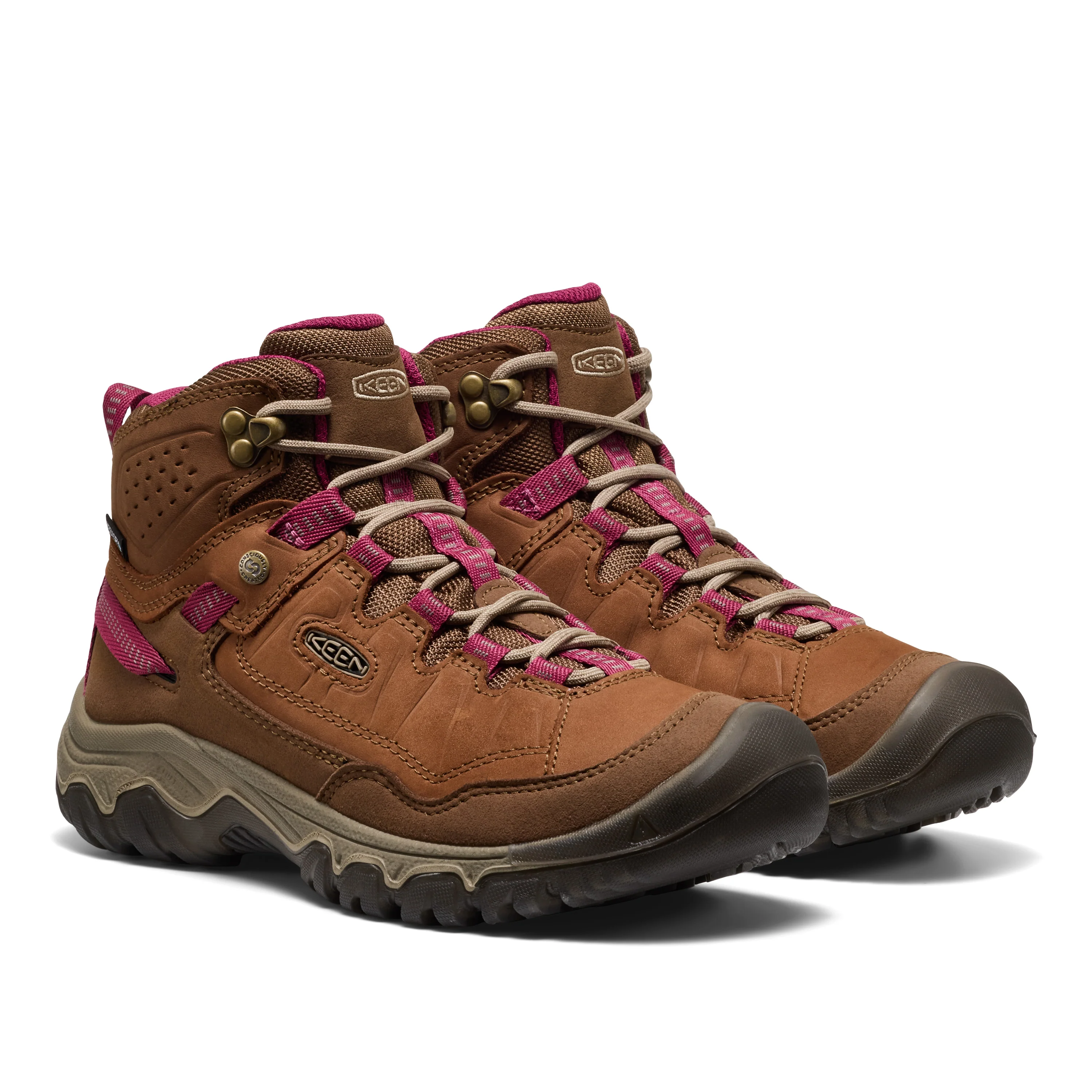 Women's Targhee IV Waterproof Hiking Boot Bison Beaujolais - Image 4