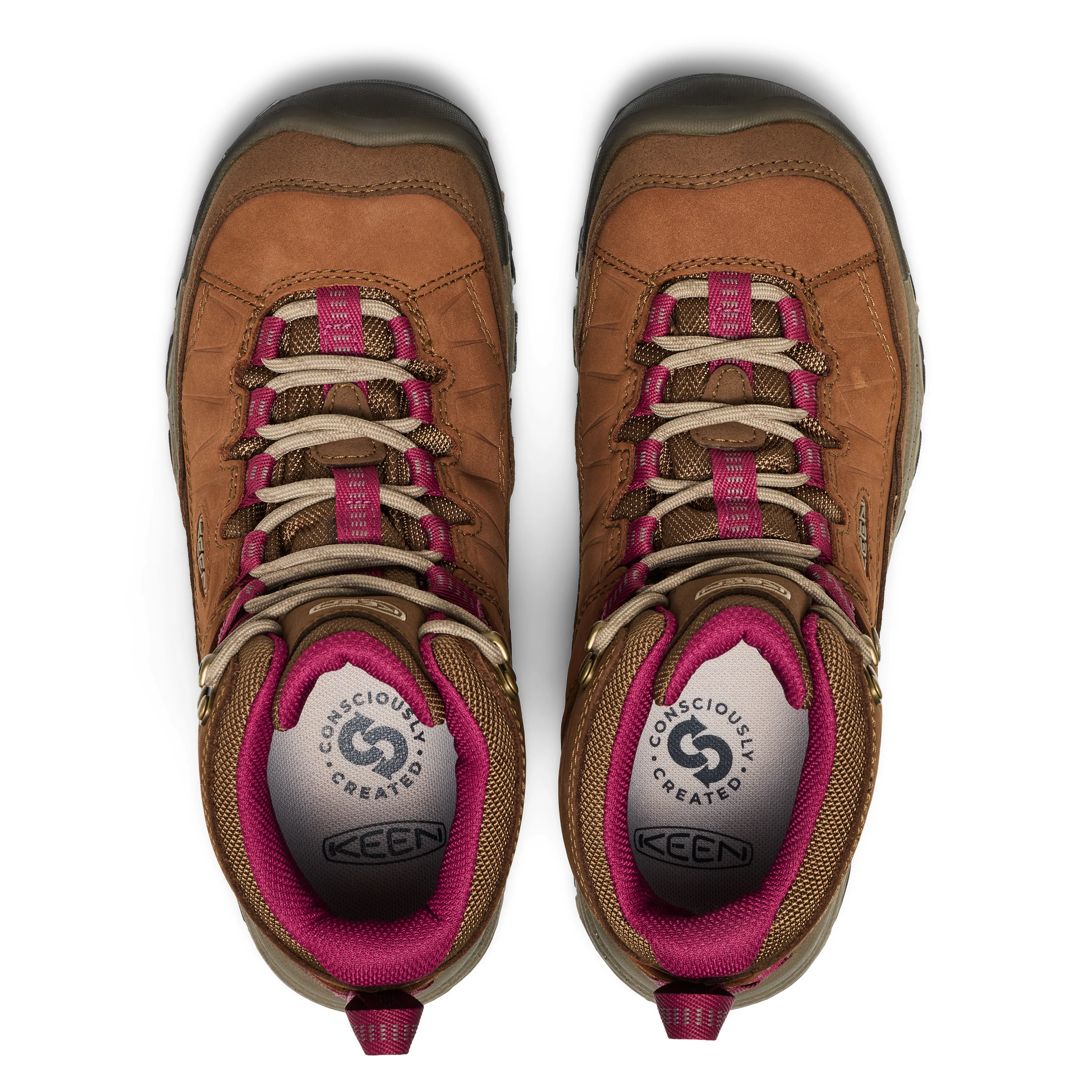 Women's Targhee IV Waterproof Hiking Boot Bison Beaujolais - Image 6