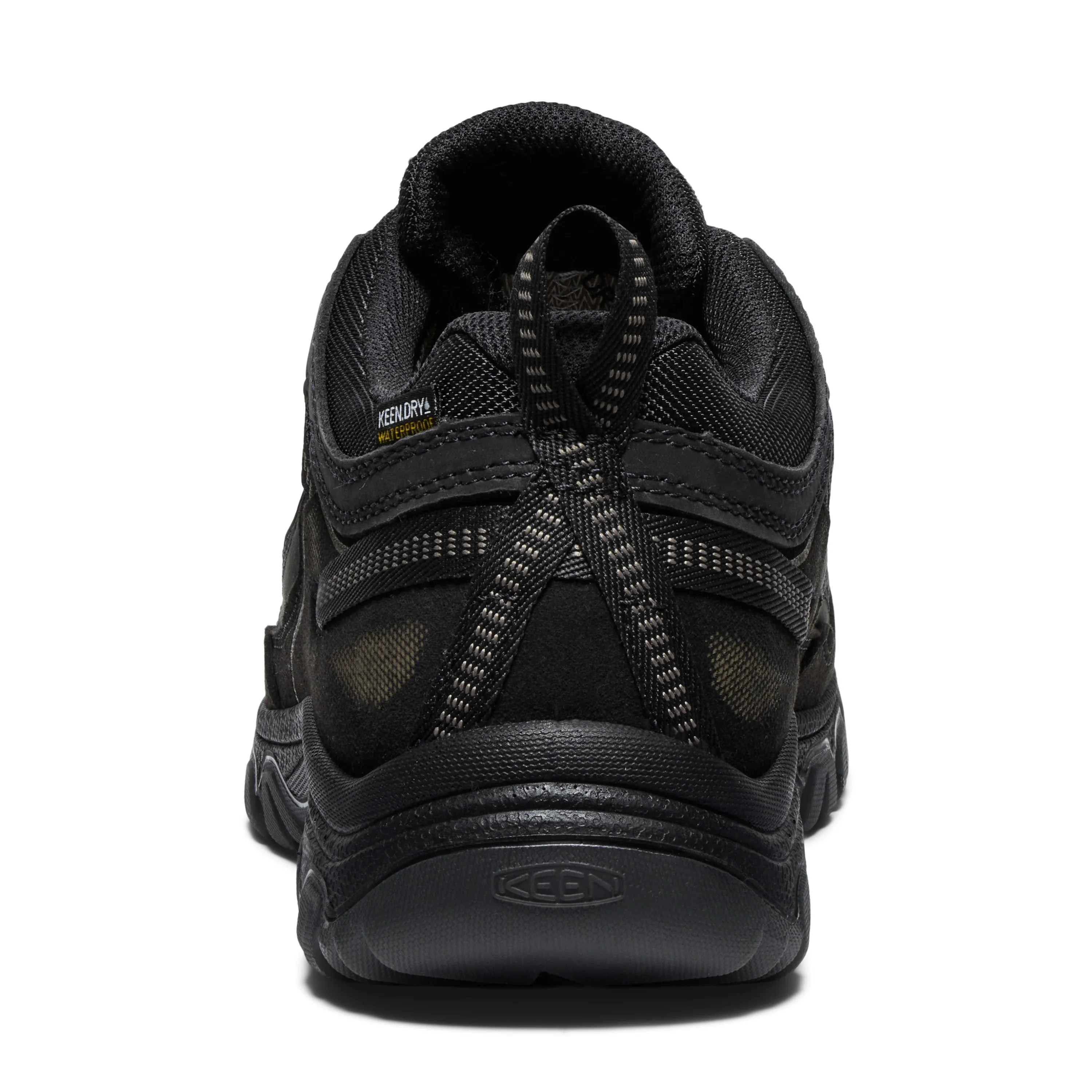 Men's Targhee IV Waterproof Hiking Shoe Triple Black - Image 7