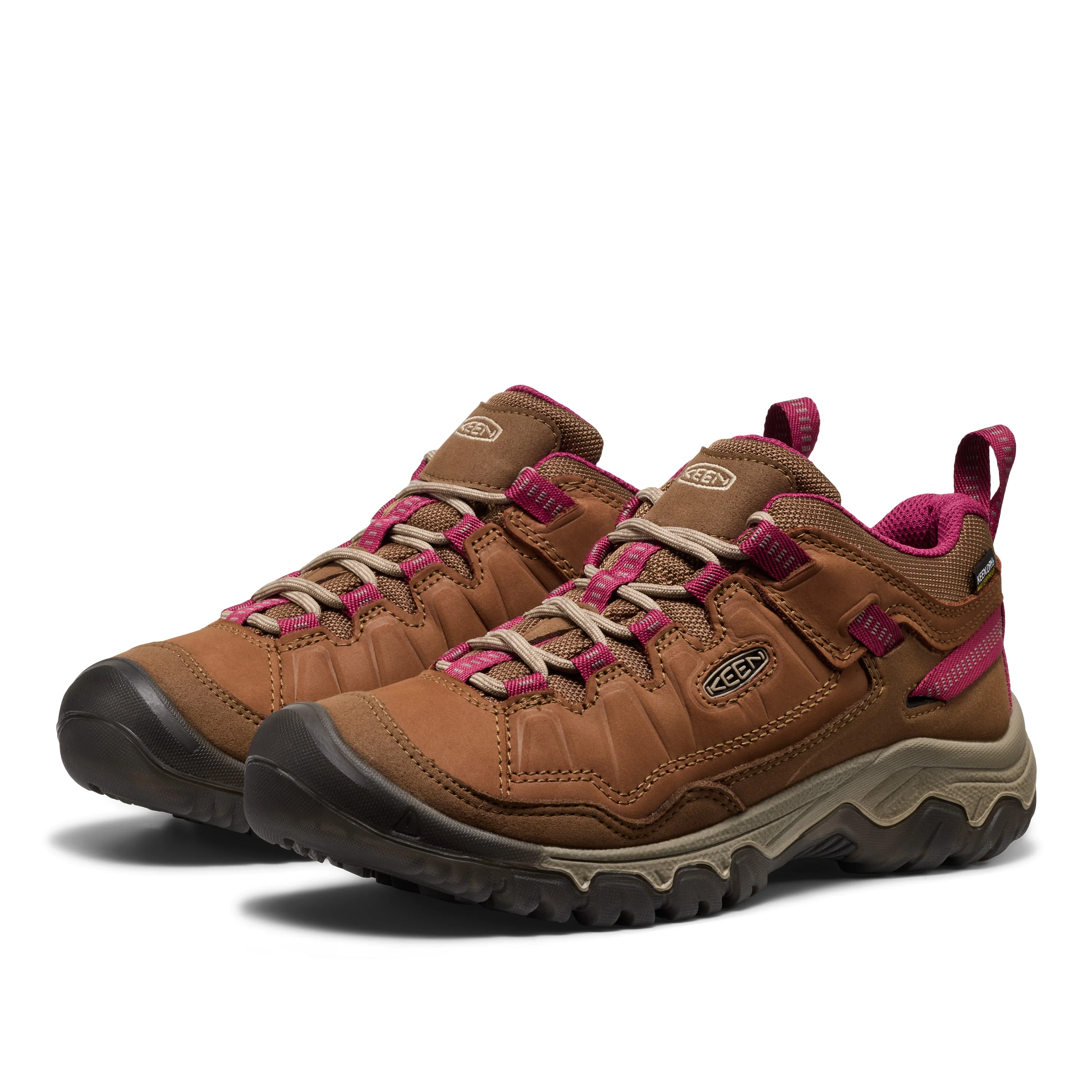 Women's Targhee IV Waterproof Hiking Shoe Bison Beaujolais - Image 4