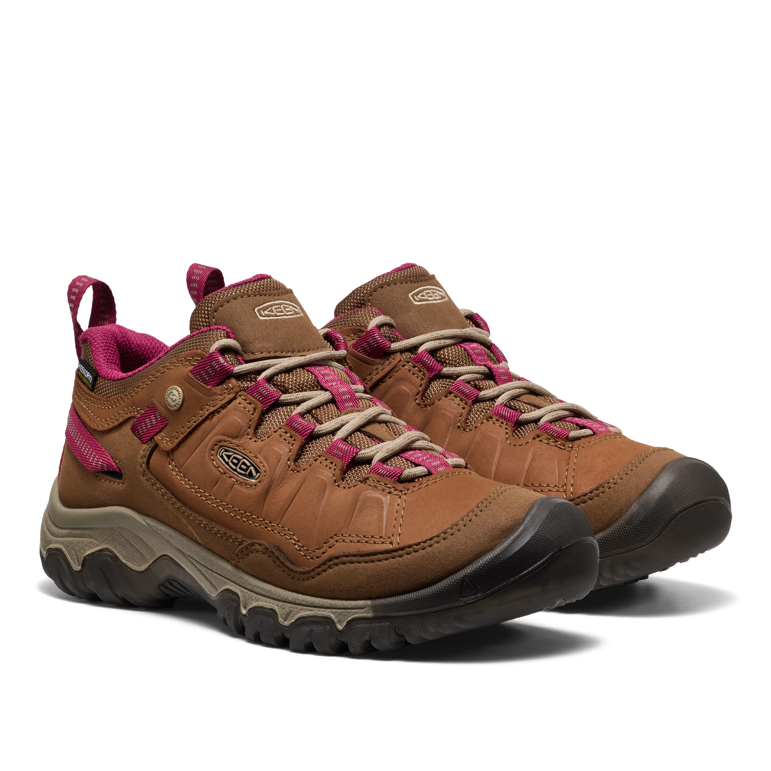 Women's Targhee IV Waterproof Hiking Shoe Bison Beaujolais - Image 5