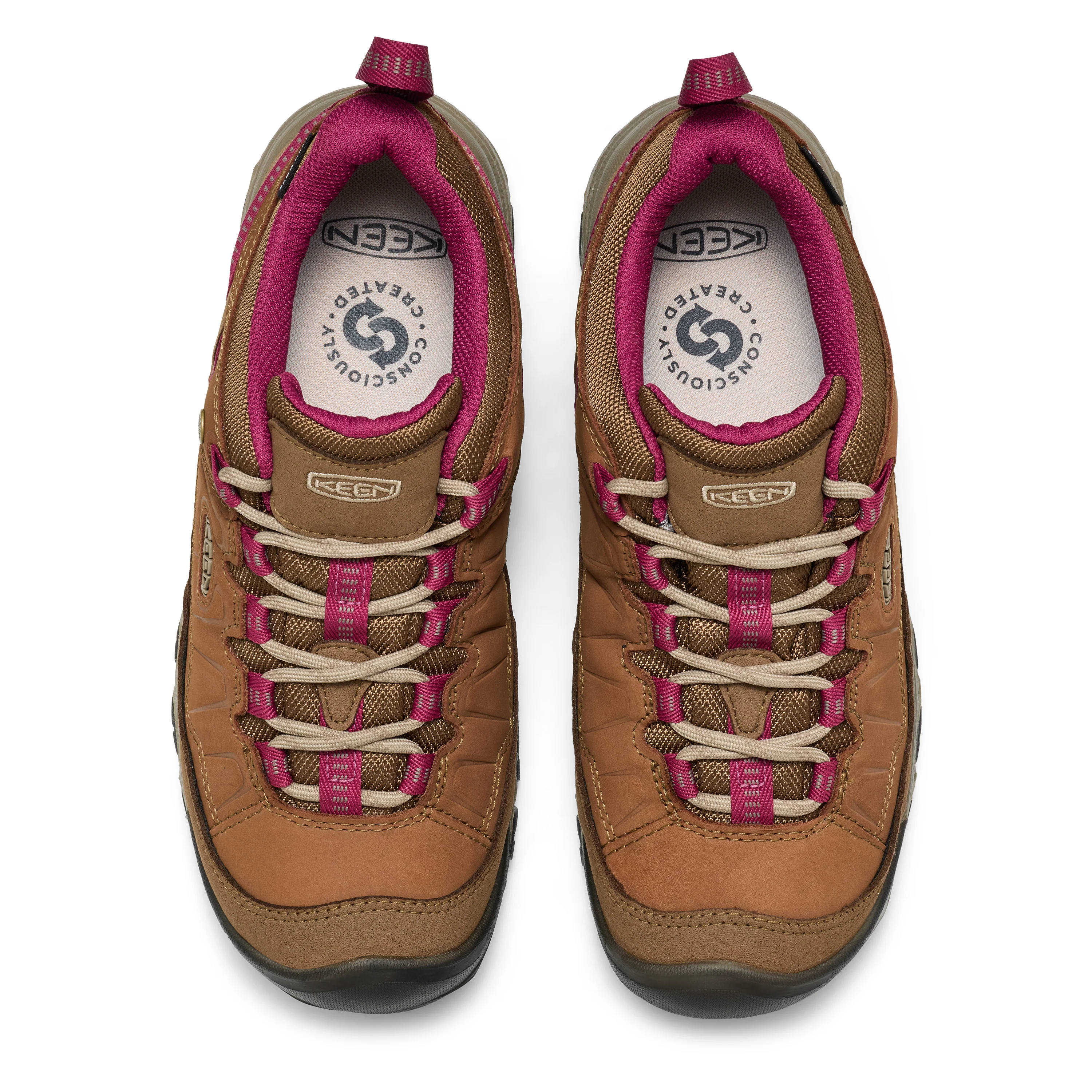 Women's Targhee IV Waterproof Hiking Shoe Bison Beaujolais - Image 6