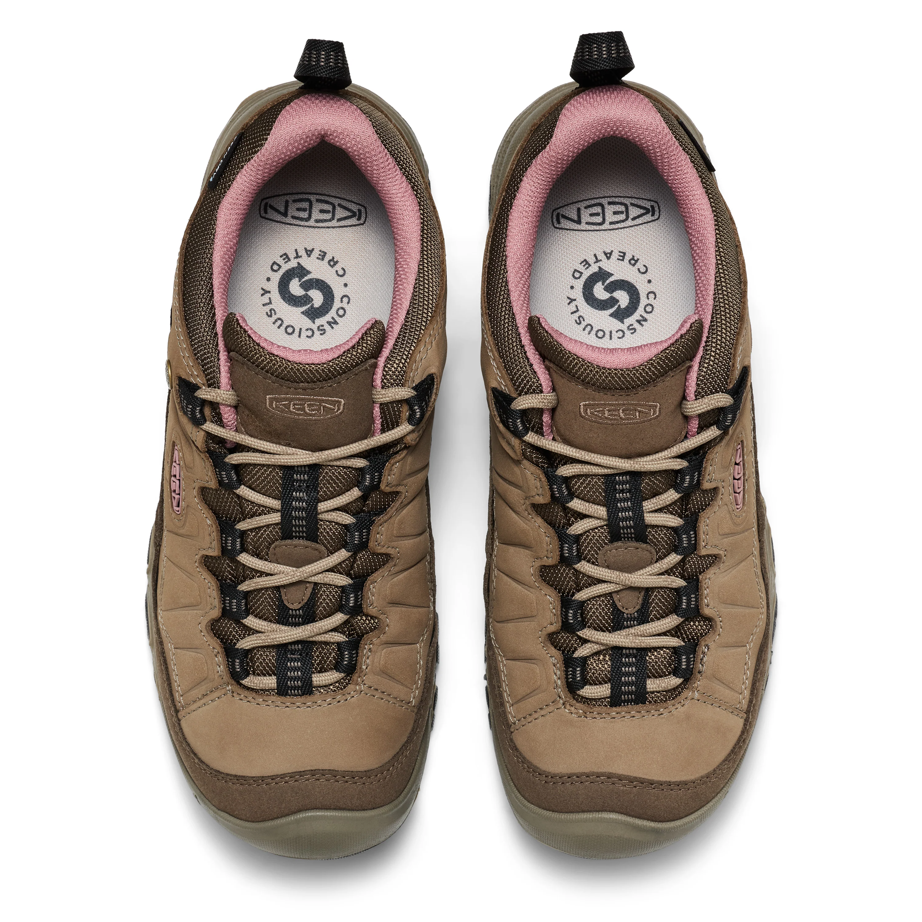 Women's Targhee IV Waterproof Hiking Shoe Brindle Nostalgia Rose - Image 4