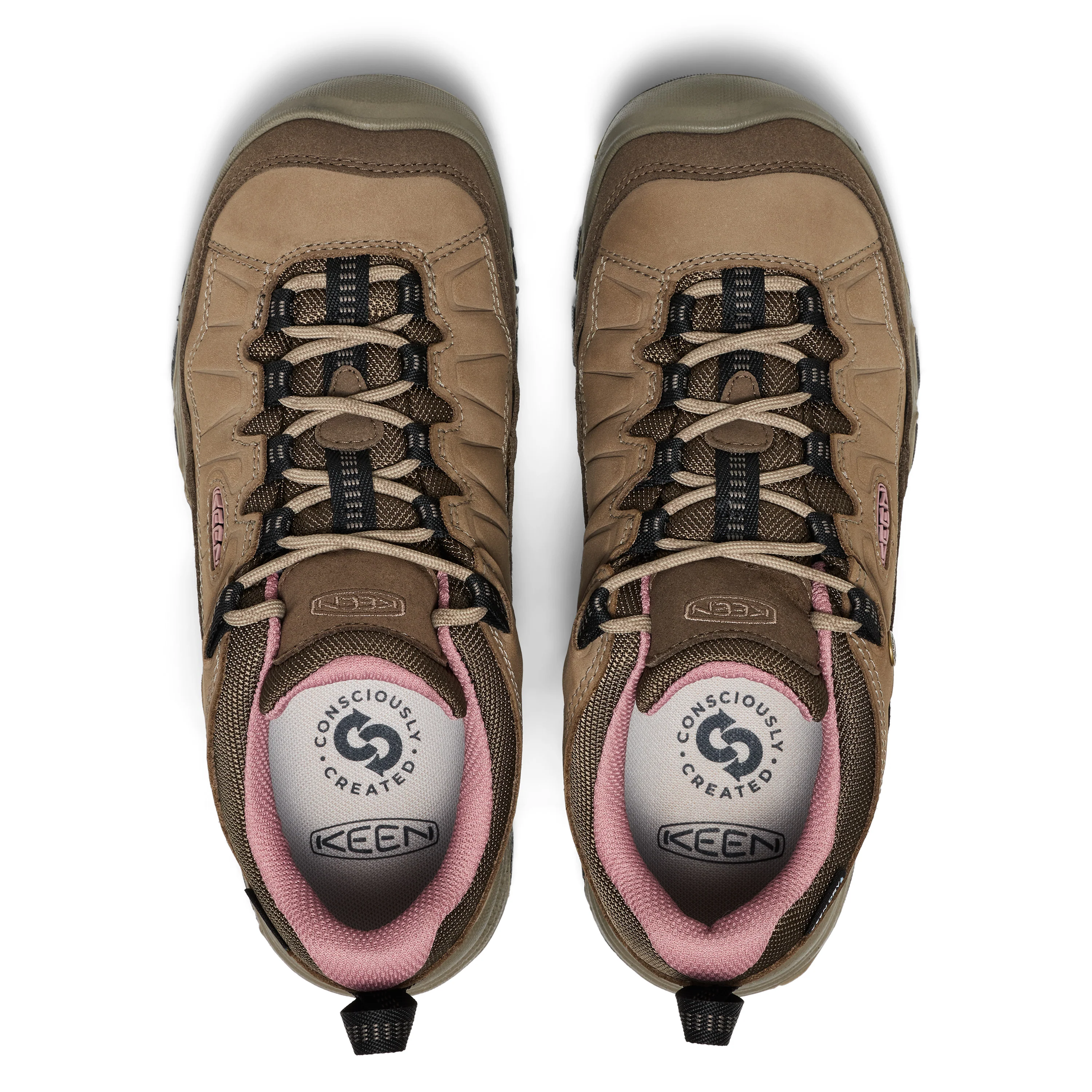 Women's Targhee IV Waterproof Hiking Shoe Brindle Nostalgia Rose - Image 5