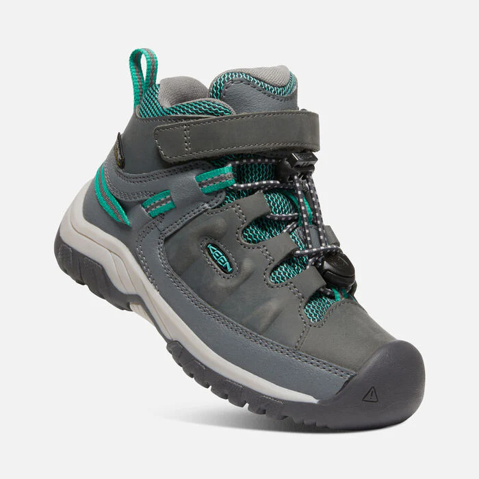Little Kid's Targhee Waterproof Hiking Boot Steel Grey Porcelain - Image 3