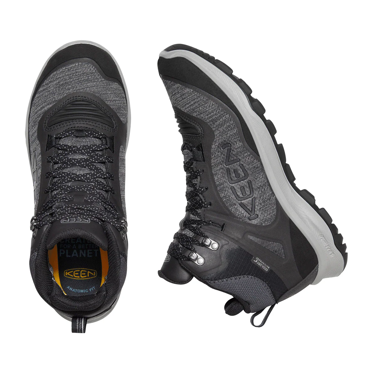 Women's Terradora Flex Waterproof Boot Black Steel Grey - Image 4