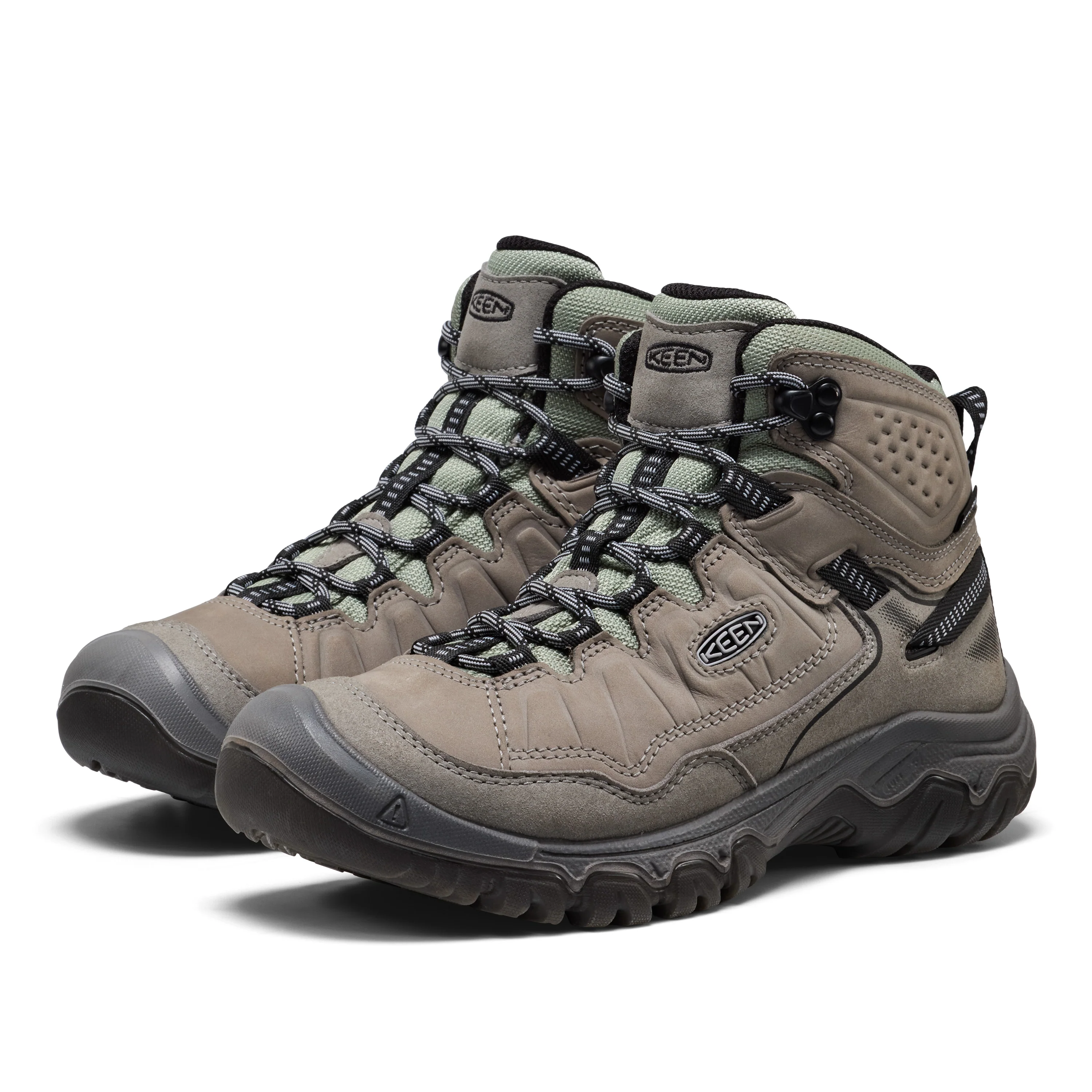 Women's Targhee IV Waterproof Hiking Boot Steel Grey Lily Pad - Image 4
