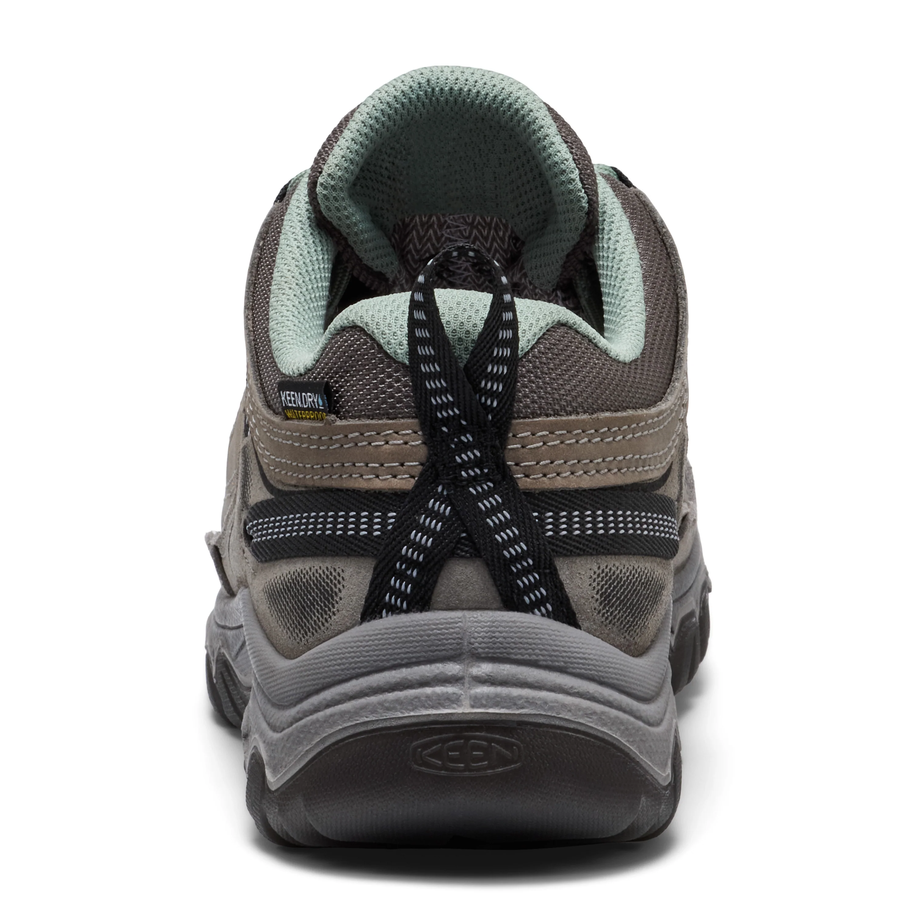 Women's Targhee IV Waterproof Hiking Shoe Steel Grey Lily Pad - Image 6